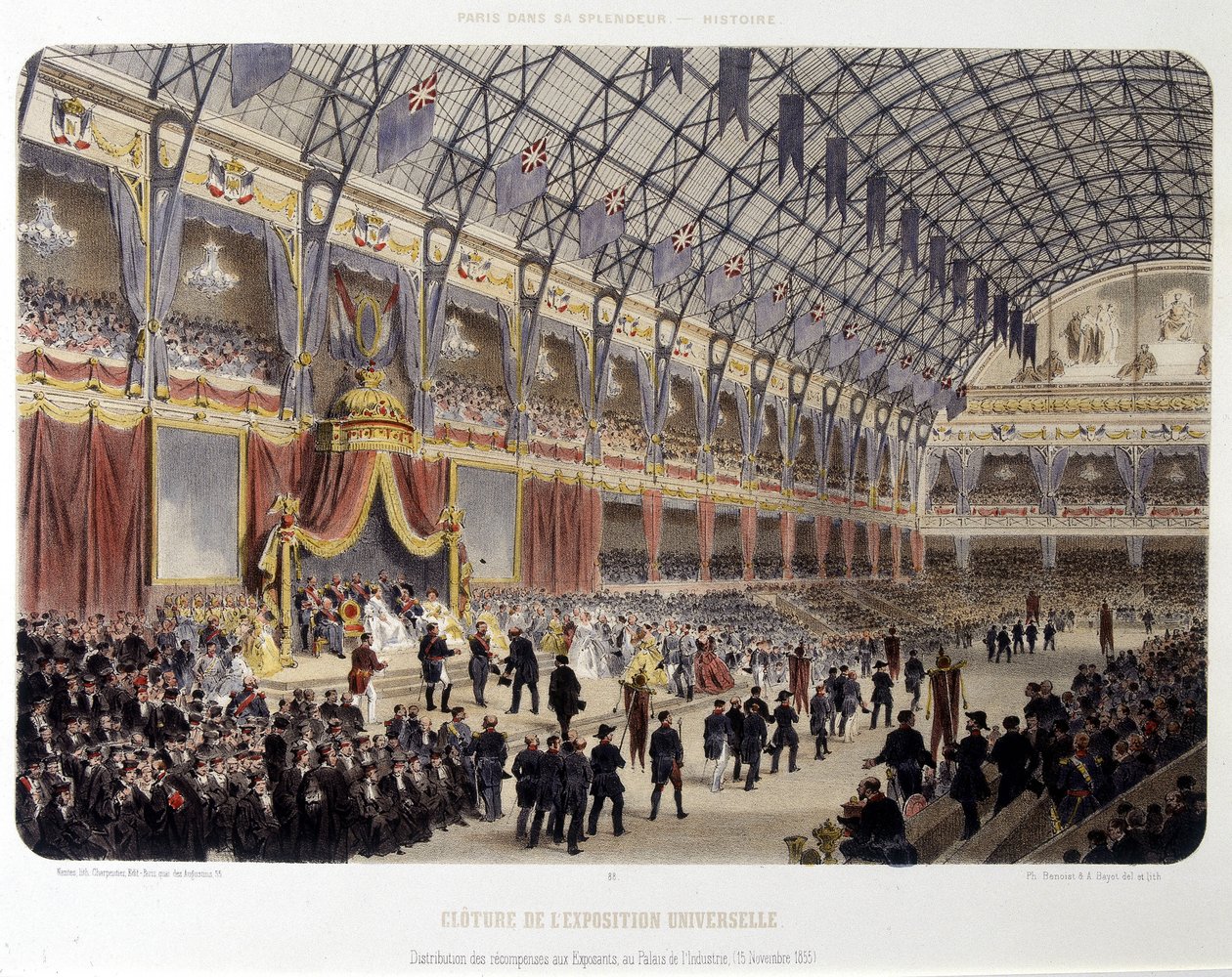 Closing of the Universal Exhibition and awarding of awards to exhibitors at the Palais de l