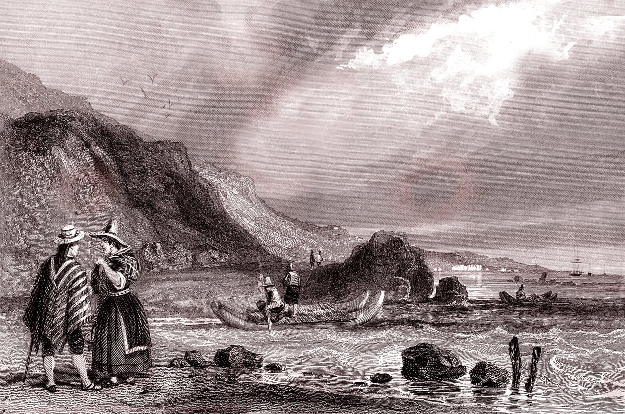 Cobija, Bolivia (engraving) by Unknown Artist