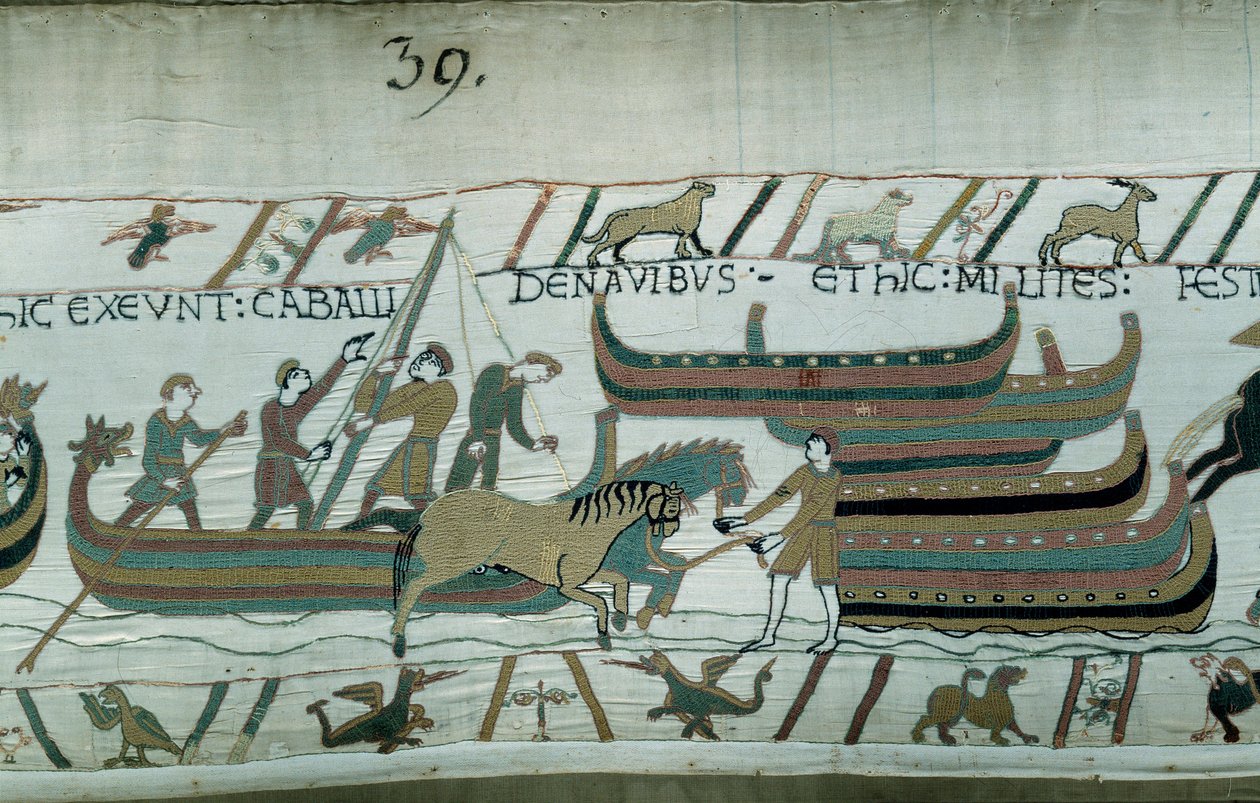 Conquest of England by the Duke of Normandy William the Conqueror in 1066 (detail) by Unknown artist