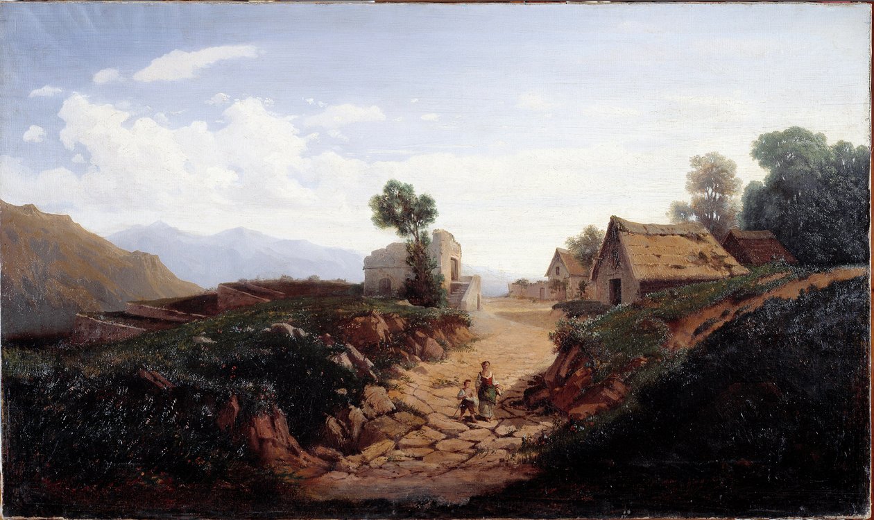 Country road by Unknown artist