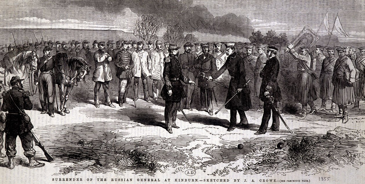 Crimean War: surrender of Russia by Unknown artist