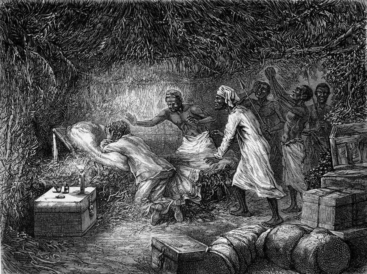 David Livingstone died of dysentery in the village of Tchitammbo in 1873 - Livingstone