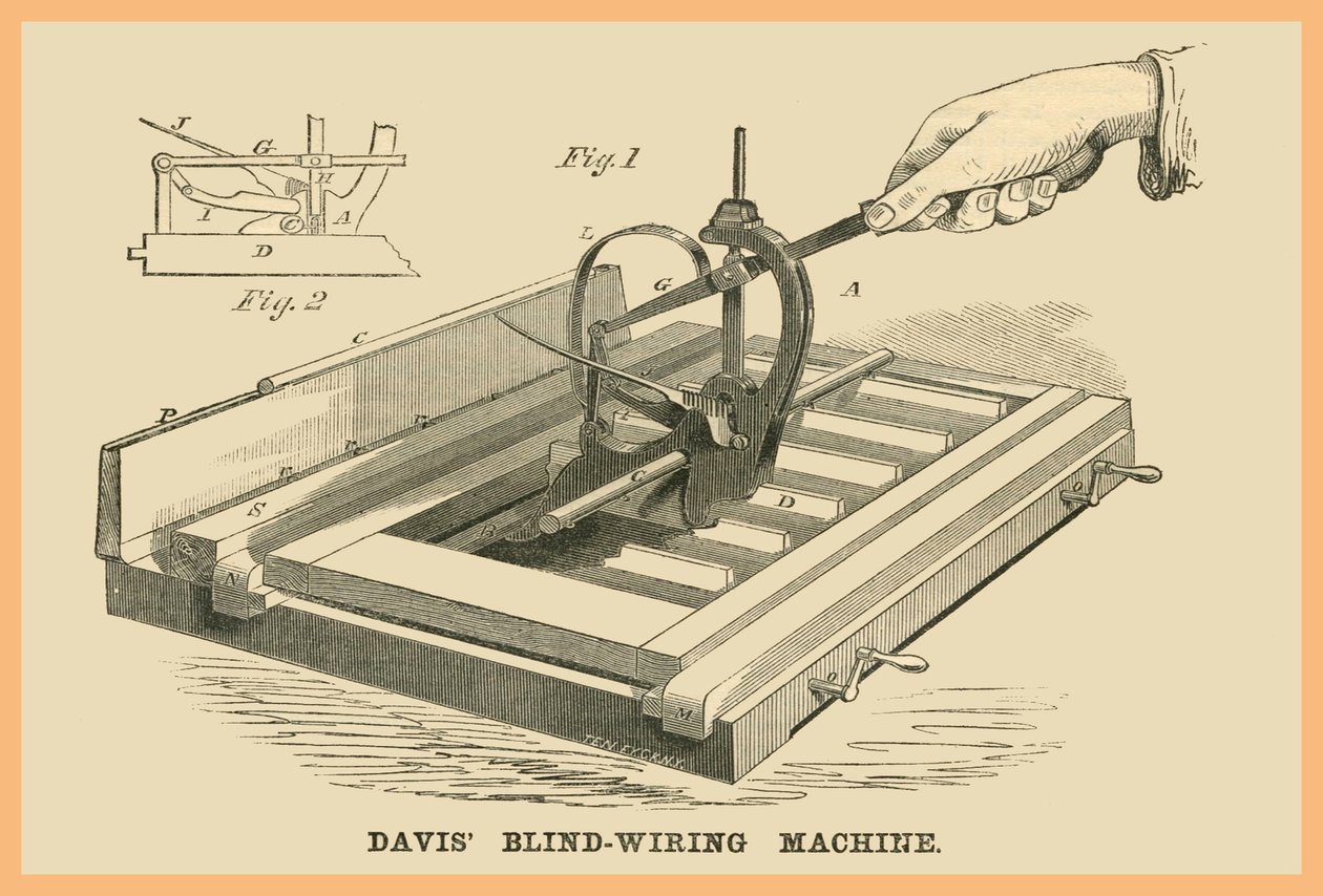 Davis Blind Wiring Machine by Unknown Artist