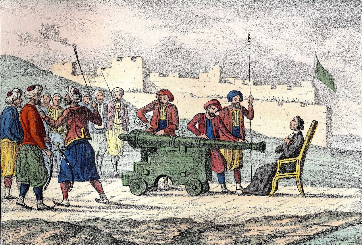 Death in Algiers in 1683 of Father LE VACHER (Jean Levacher), a French missionary during the bombing of Algiers by Duquesne. In 