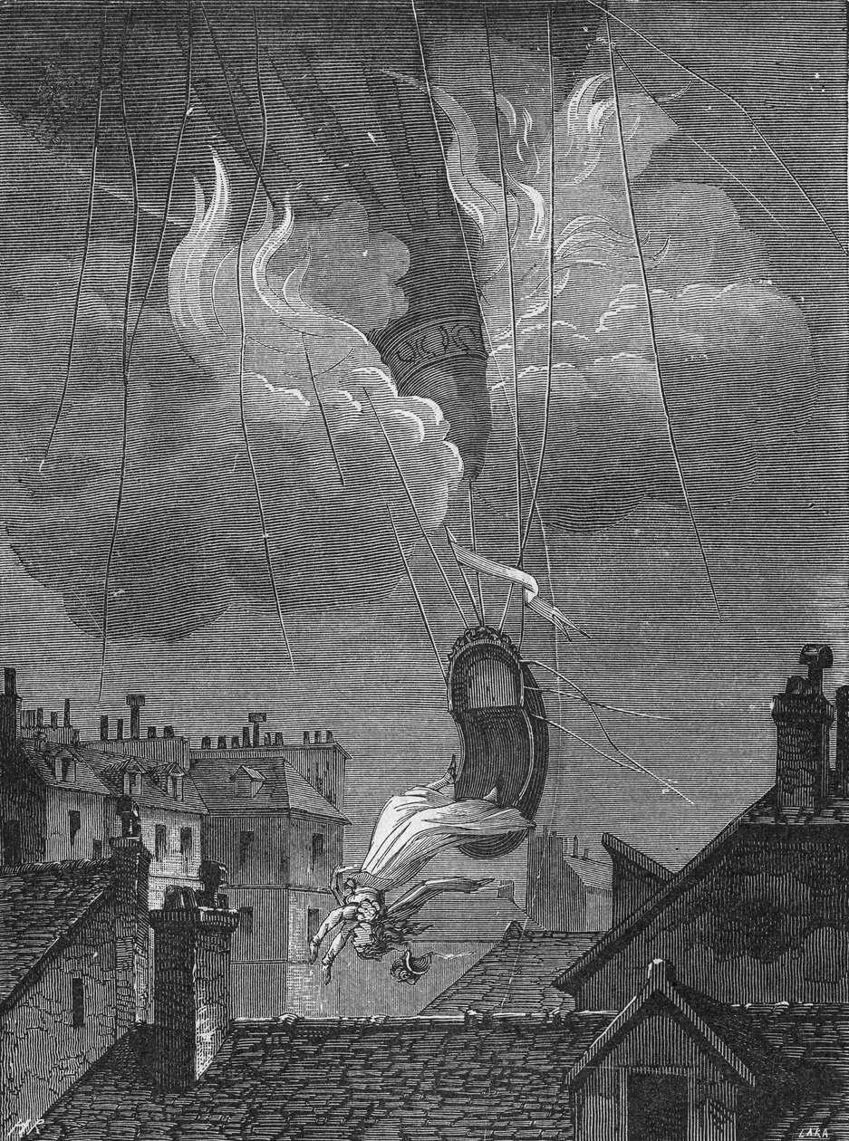 Death of Madame Blanchard (His Ball) by Unknown artist