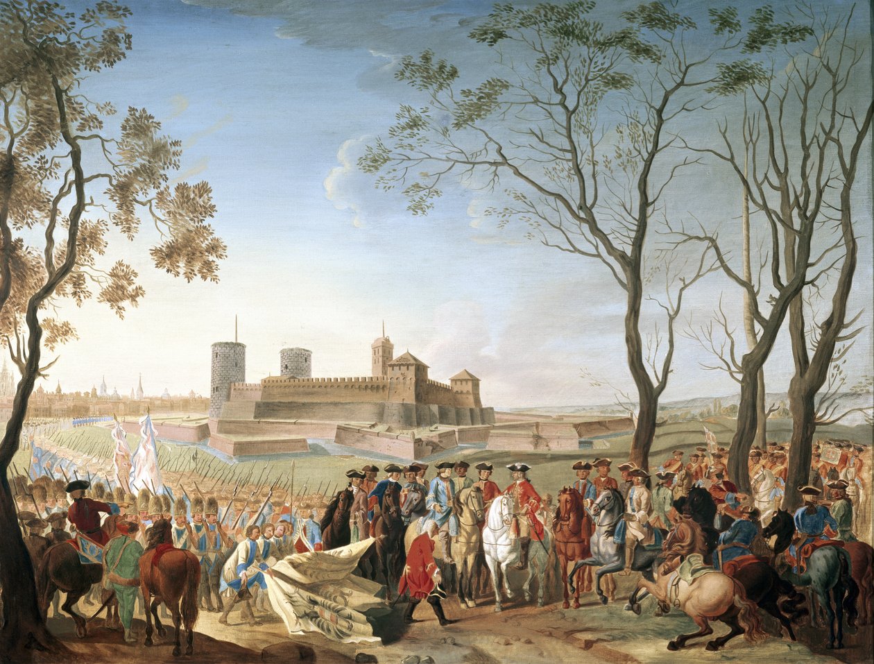 Capitulation of Milan to Charles Emmanuel III of Savoy, December 1733 by Unknown Artist