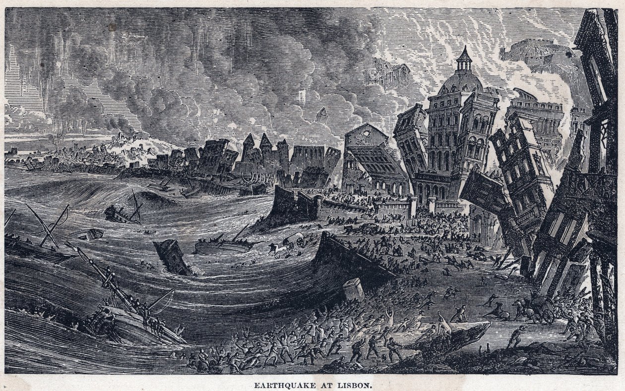 Earthquake from Lisbon to Portugal on 1 November 1755 by Unknown artist