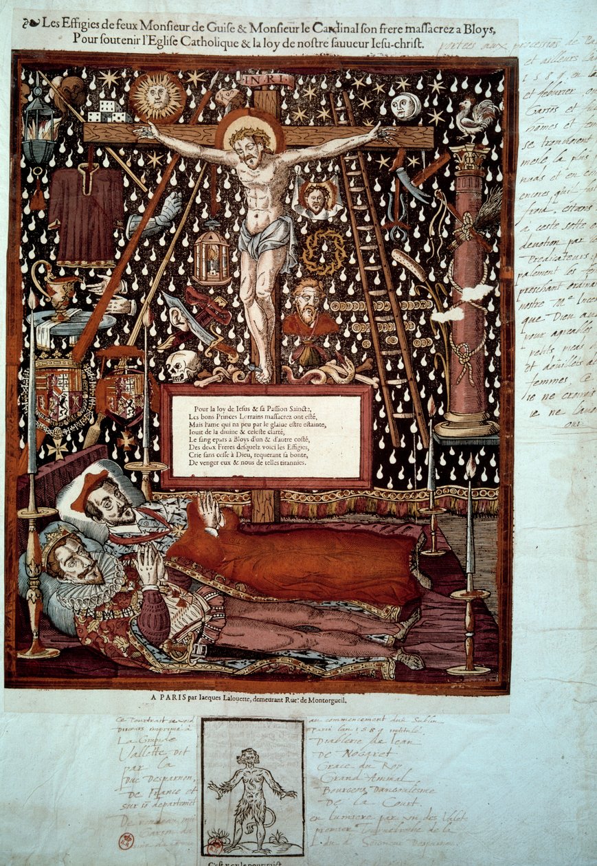 Effigies of Henry I of Lorraine and Louis II of Guise by Unknown artist