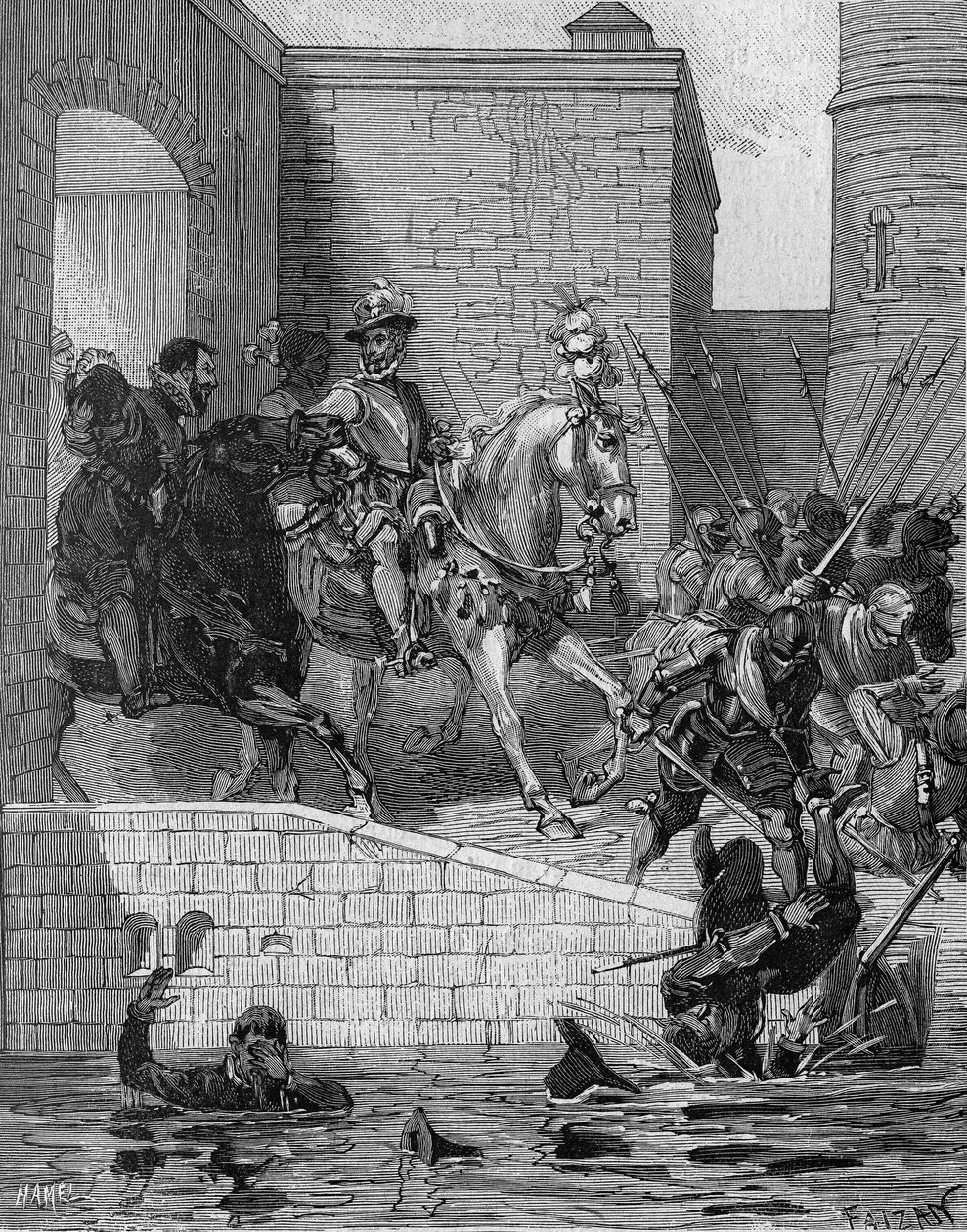 Entry of Henry IV (1553-1610), King of France, in Paris, March 22 by Unknown artist