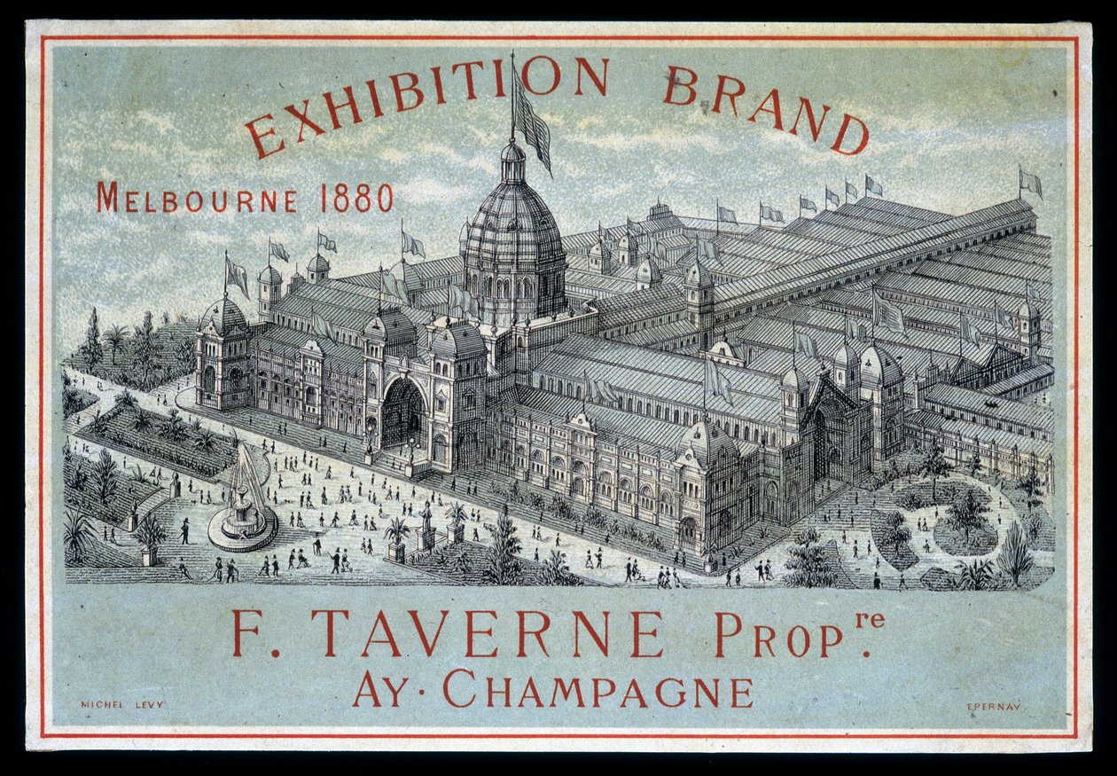 Exhibition of brands in Melbourne 1880: F. Taverne Champagne by Unknown artist
