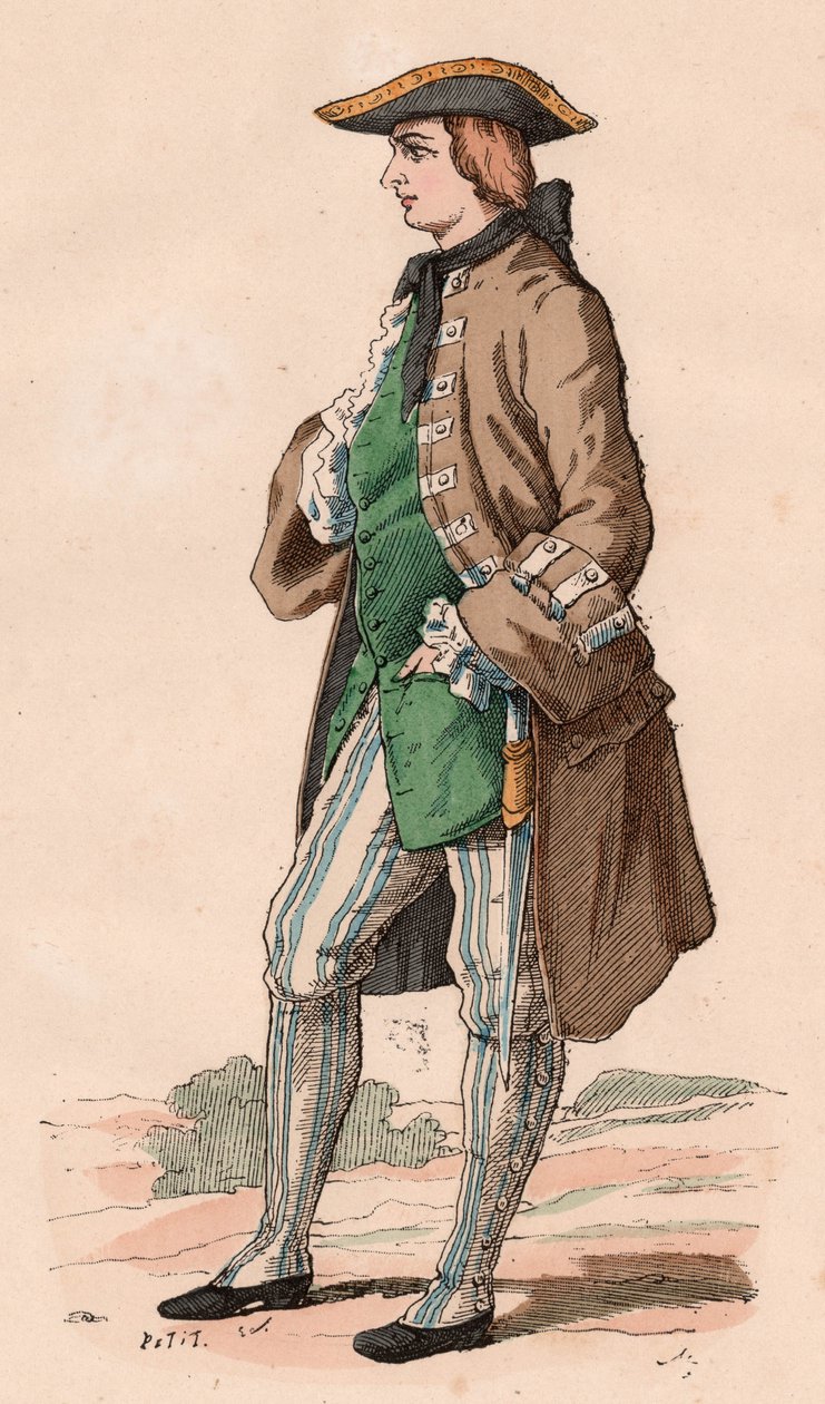 French Gentleman in Hunting Costume by Unknown