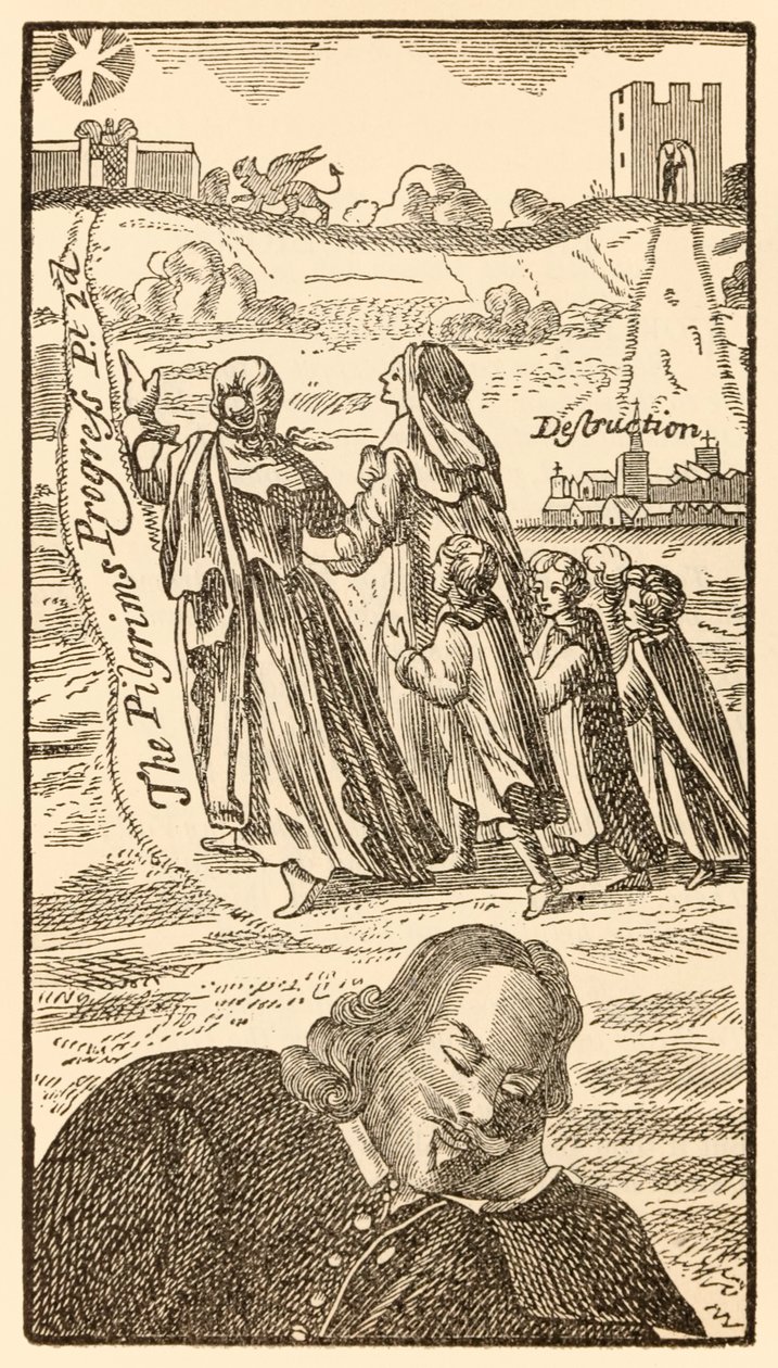 Frontispiece from the Second Part of The Pilgrims Progress From This World, To That Which Is To Come by John Bunyan (1628-1688) by Unknown