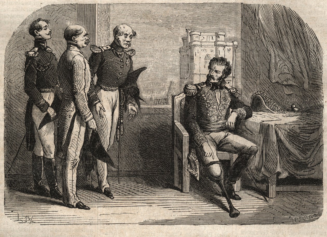 General Daumesnil Refusing to Surrender the Chateau de Vincennes by Unknown artist