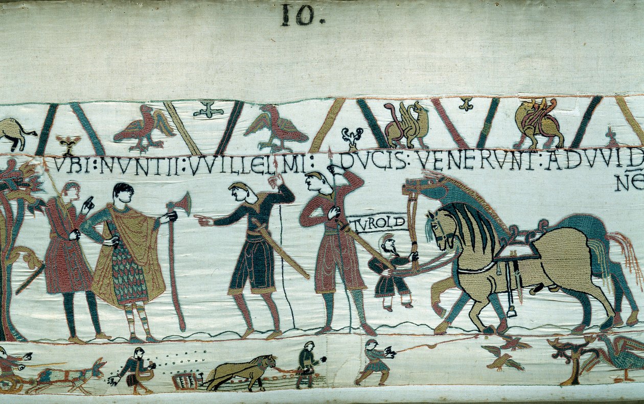 Harold, who came to inform the Duke of Normandy William the Conqueror (1027-1087) that he would be successor to the crown of England at the death of Edward the Confessor, was taken prisoner by Count Guy de Ponthieu. The Duke of Normandy sent emissaries to by Unknown artist