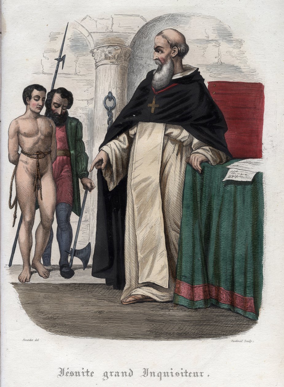 Heretic prisoner and Jesuit Grand Inquisitor at the time of Pope Clement VIII