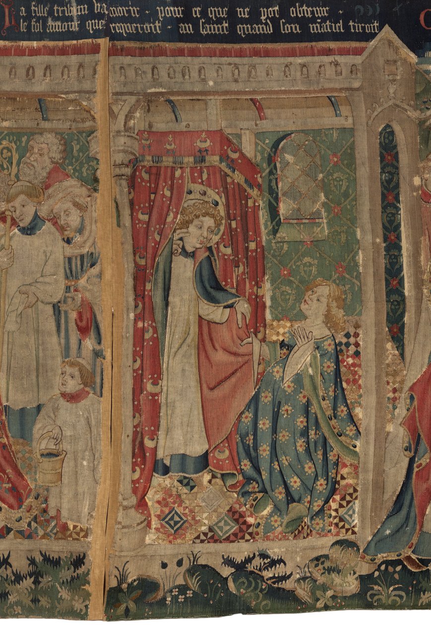 History of Saint Piat and Saint Eleuthère, Scene 11: The Temptations of the Saint Éleuthère by Unknown artist