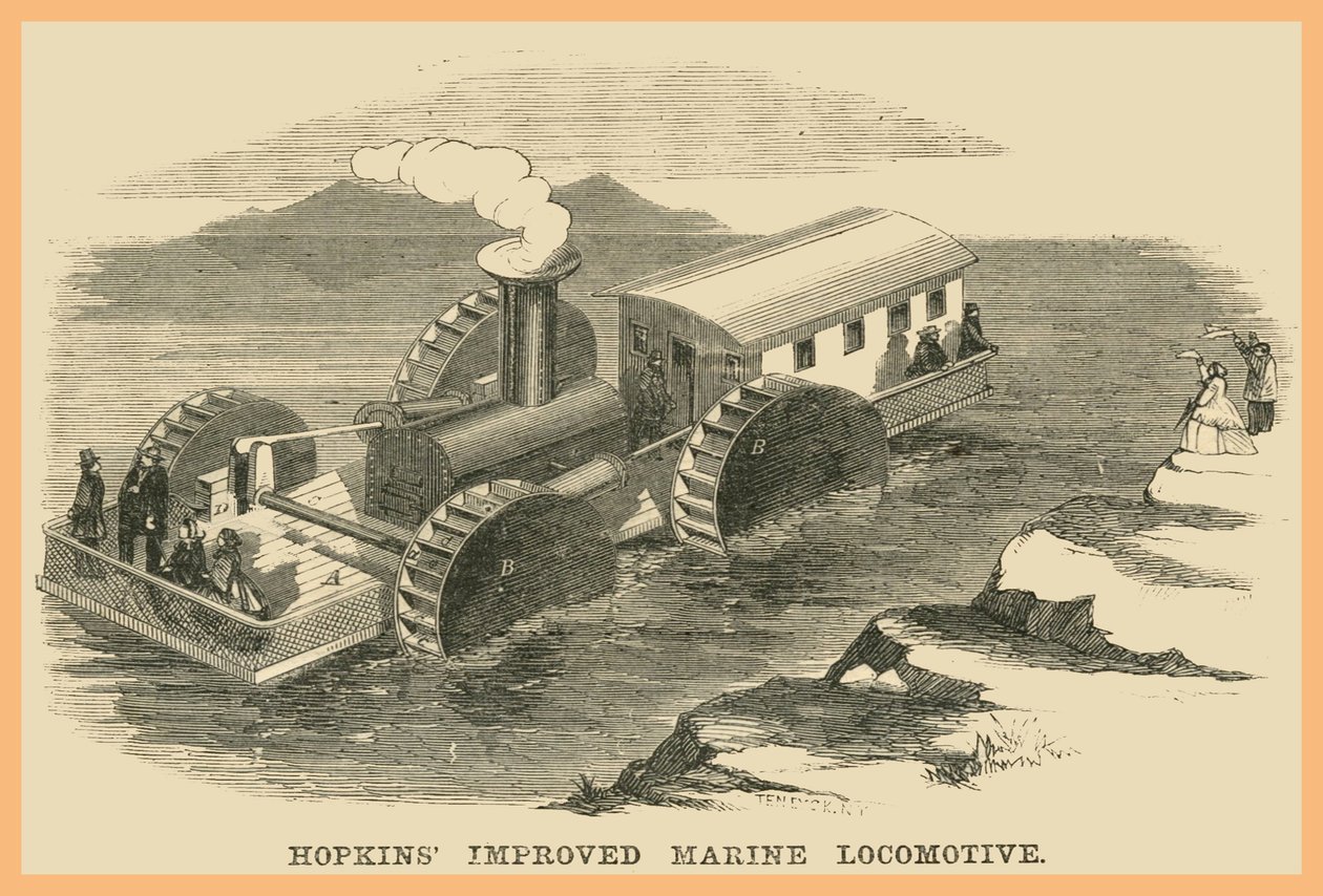 Hopkins Improved Marine Locomotive by Unknown Artist