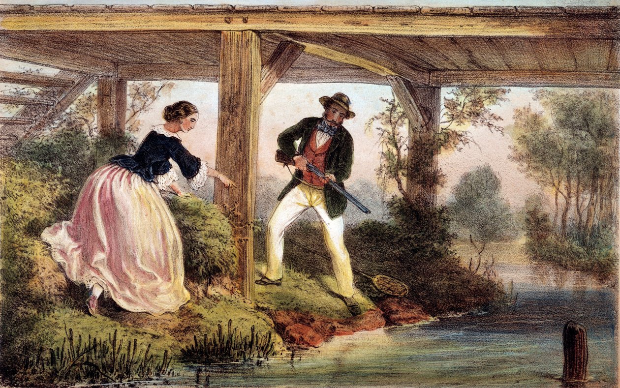 Hunting Pike in England by Unknown artist