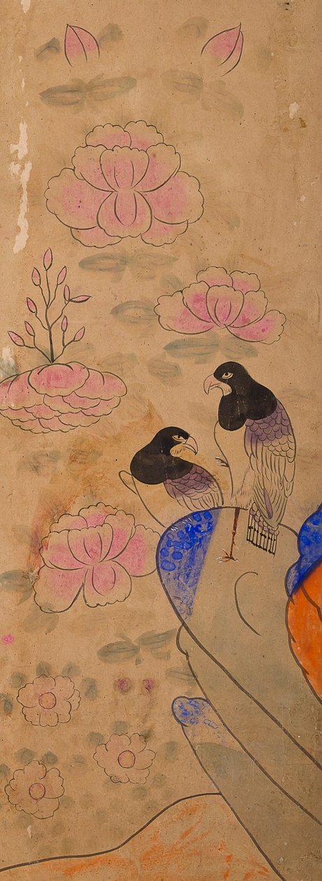 Bird and Flower Painting by Unknown artist