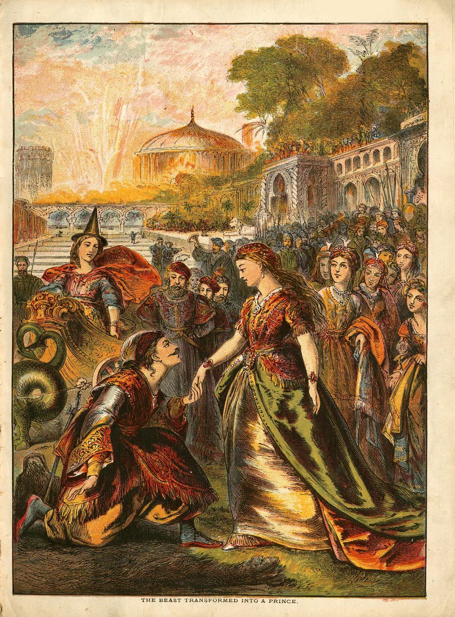 Illustration from: Beauty and the Beast, c. 1880 by Unknown Artist