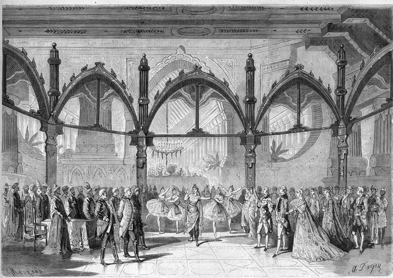Imperial Theatre of the Comic Opera: Scene IV, Act II of the opera 