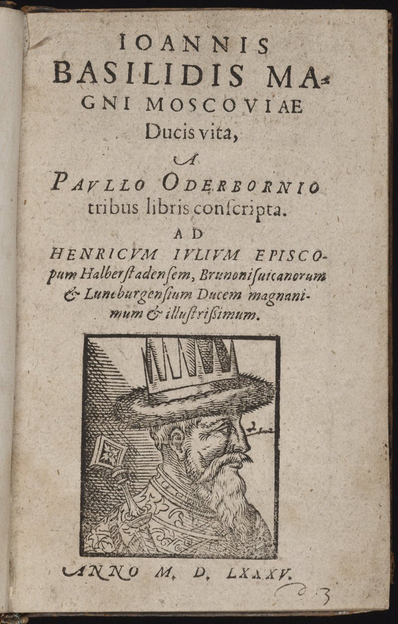 Ivan the Terrible - Title page of 
