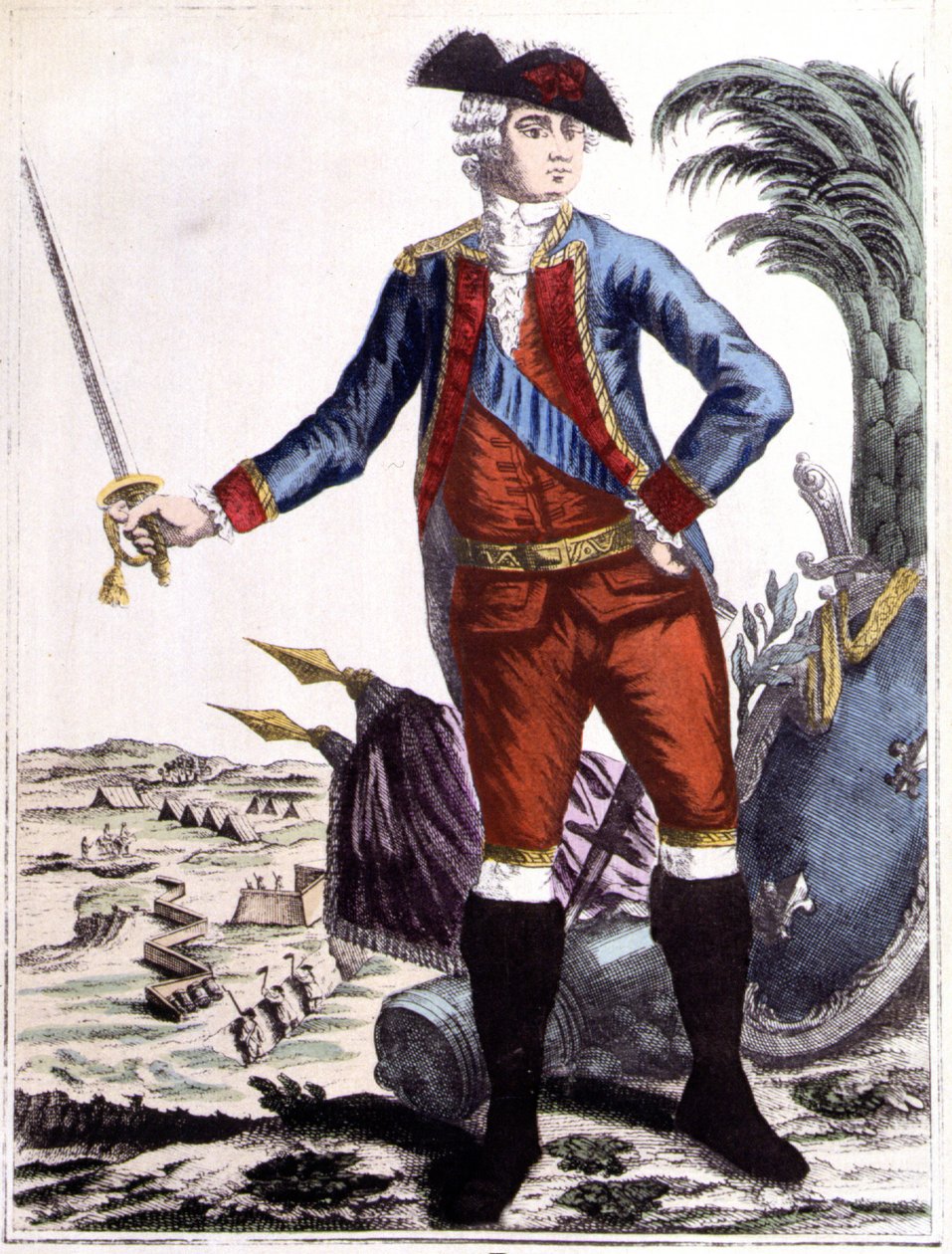 Jean-Baptiste Donatien de Vimeur, Count of Rochambeau (1725-1807 ...
