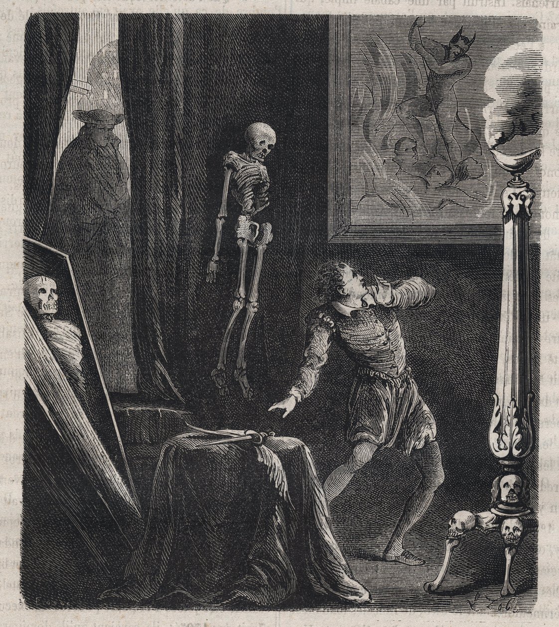 John Chatel Locked Up by the Jesuits Before His Assassination Attempt on King Henry IV of France by Unknown artist