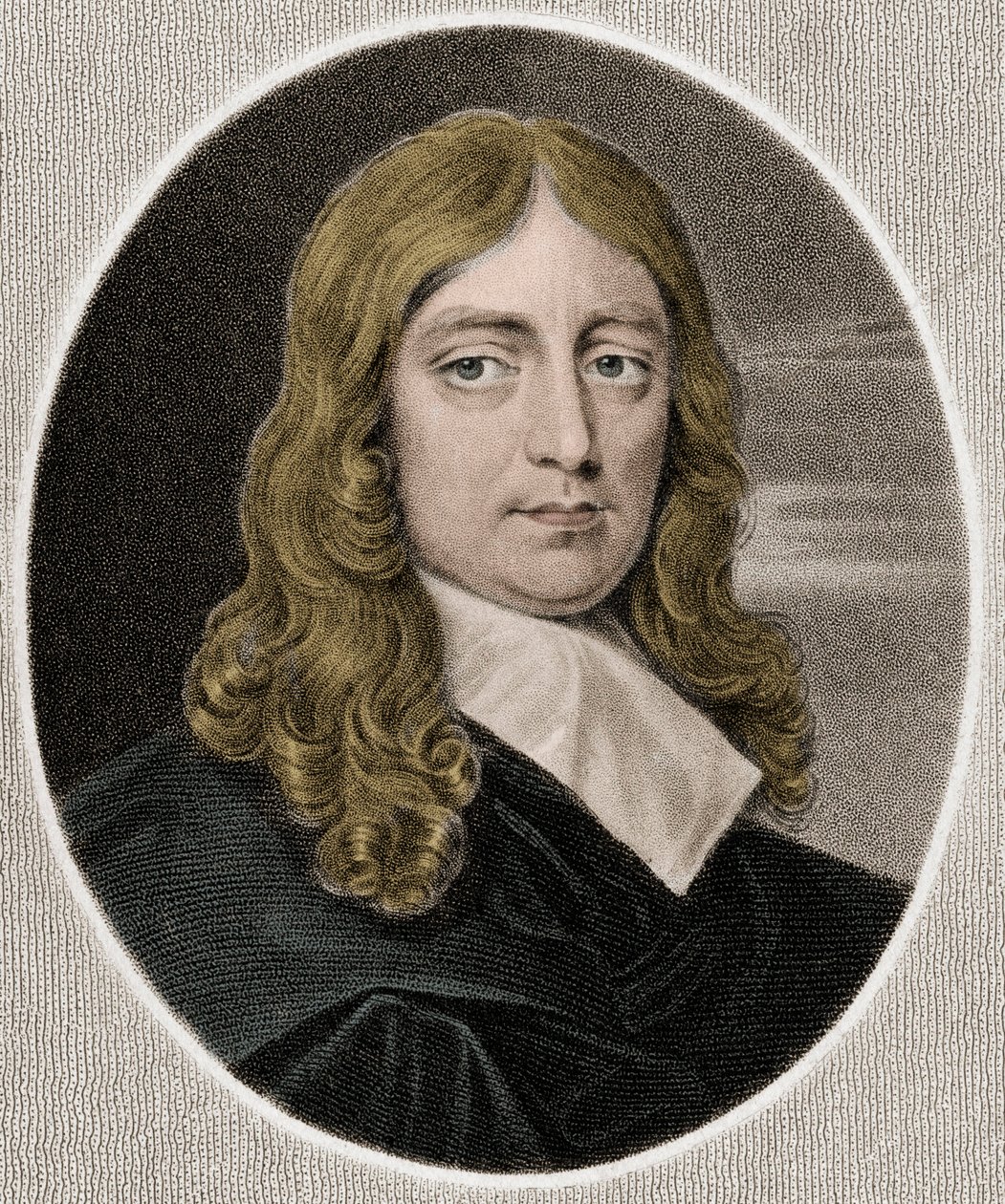 John Milton - engraving - 19th century by Unknown artist