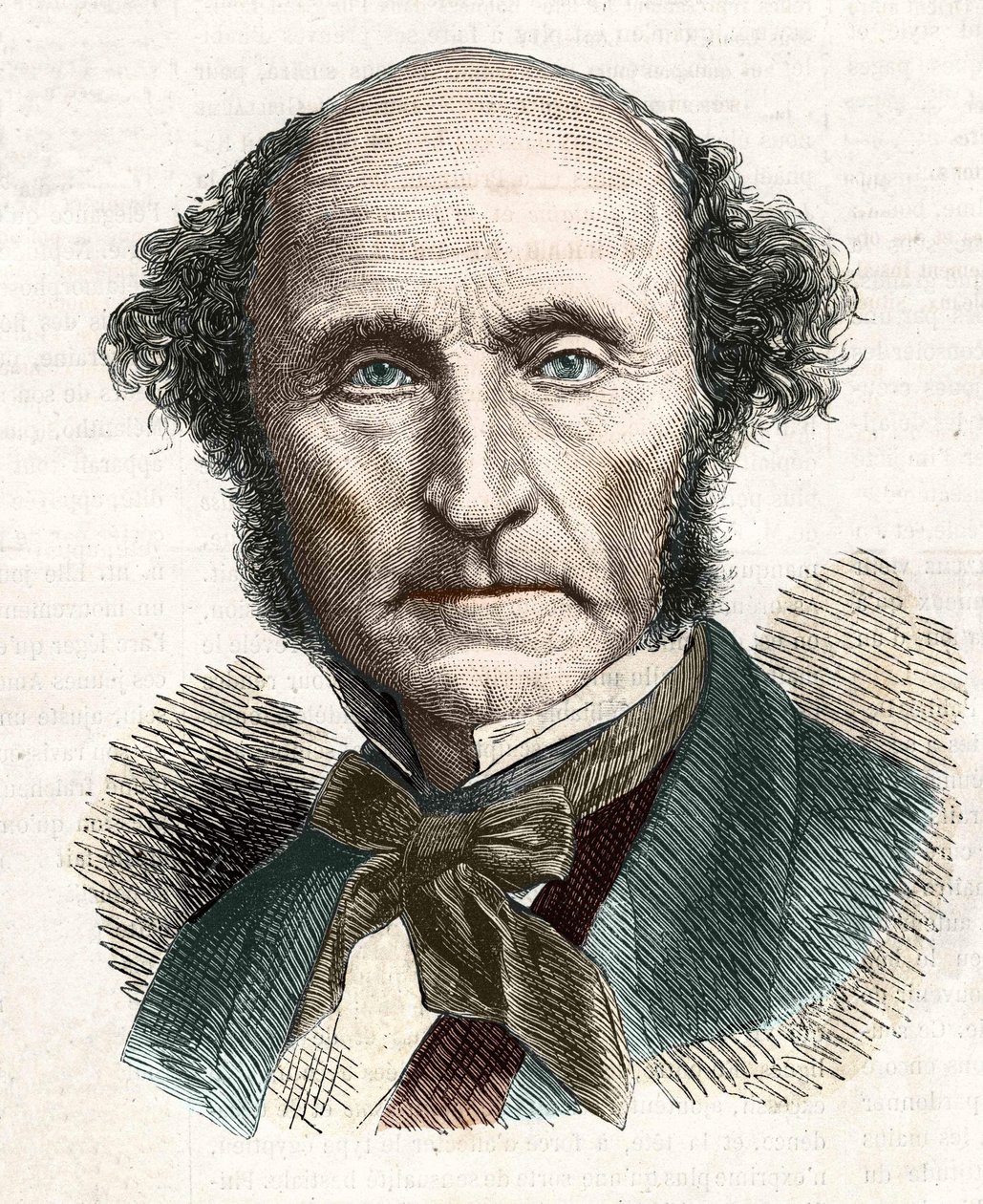John Stuart Mill (1806 - 1873), British Philosopher and Economist by Unknown artist