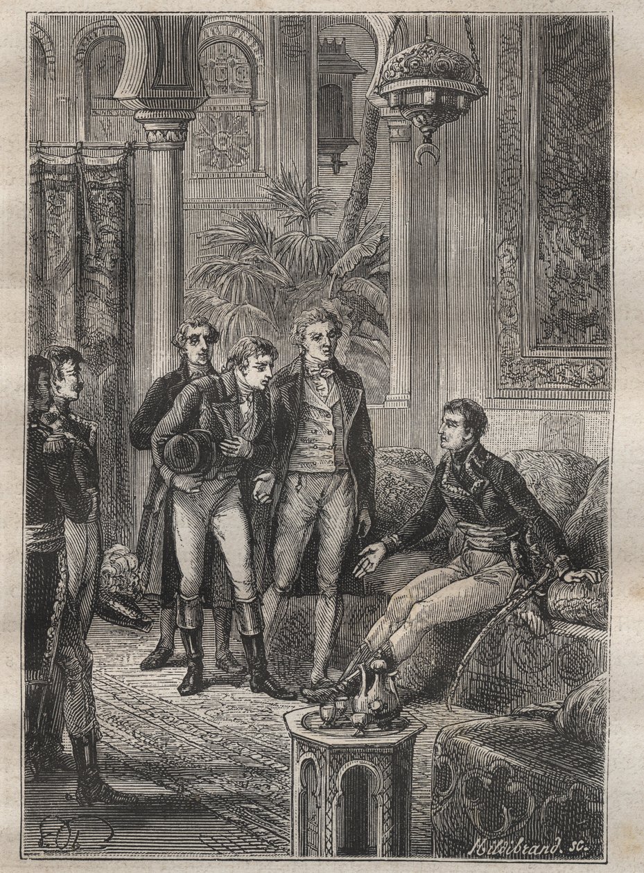 Journey by Frederic Conrad Hornemann to Fezzan: Hornemann is welcomed by Bonaparte in Cairo by Unknown artist