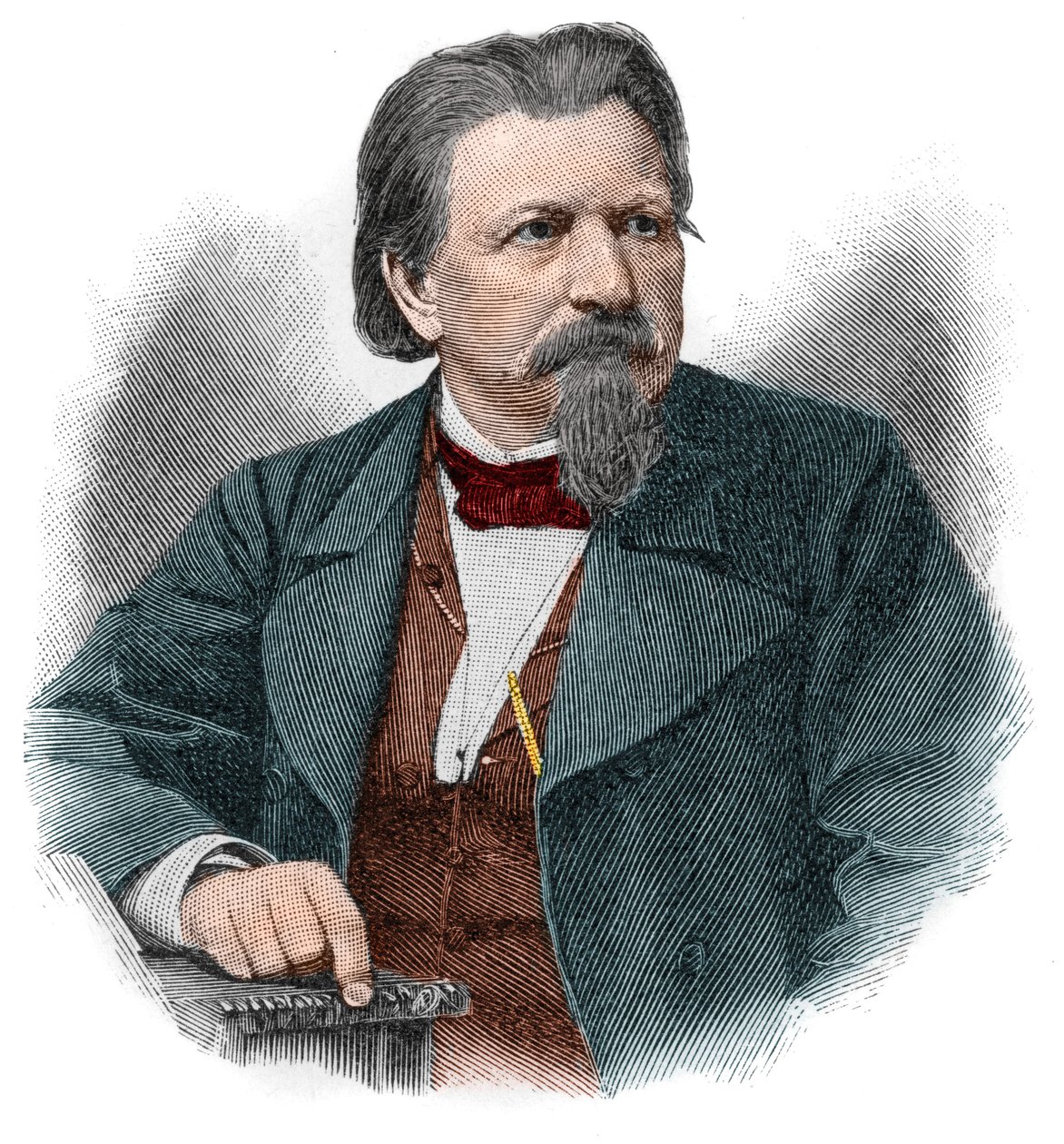 Karl Ferdinand Gutzkow (1811-1878), German writer, playwright and journalist. by Unknown artist