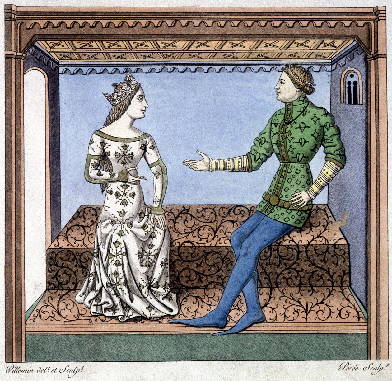 King Lancelot Naples Messire Lancelot Du Lac' ('Dragon Wounded By A