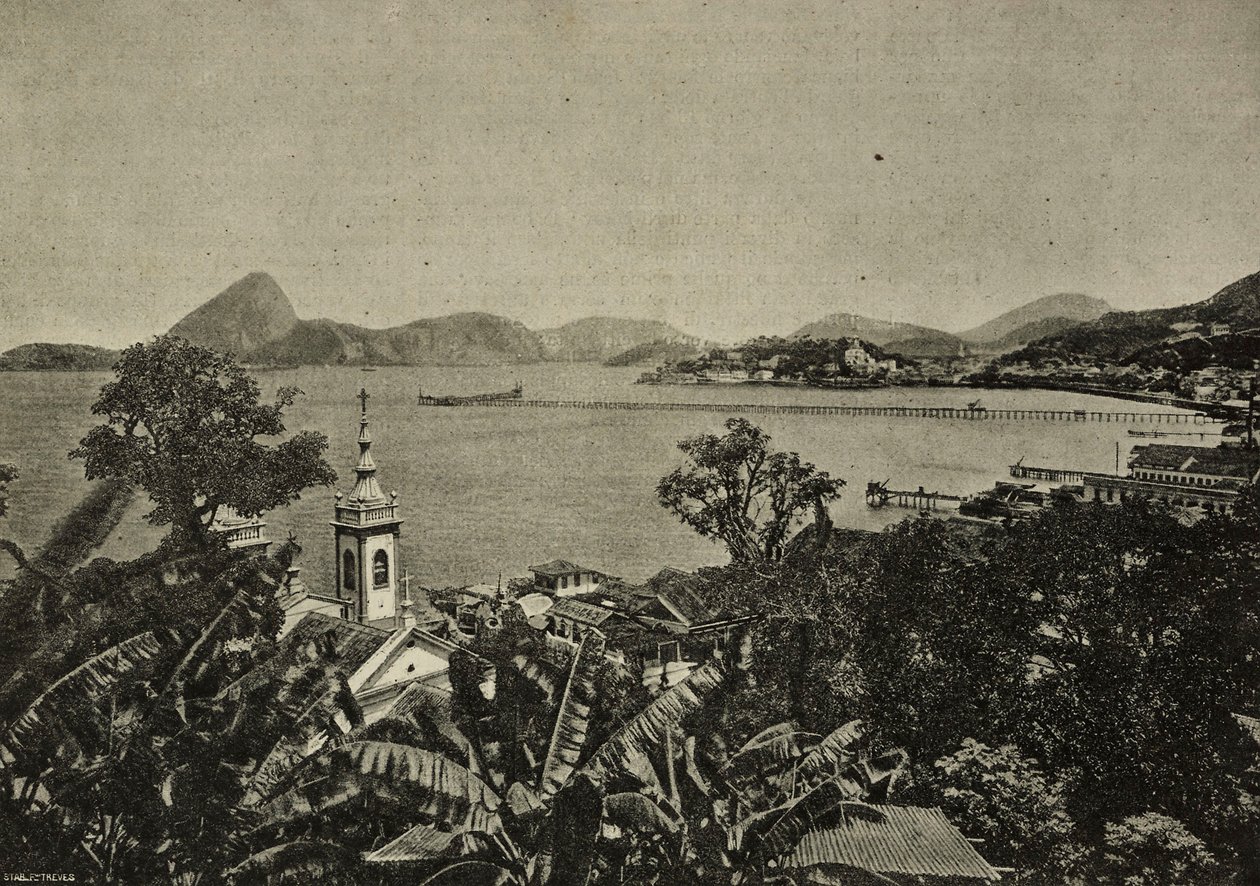 Lapa Beach, Rio de Janeiro, Brazil by Unknown Artist