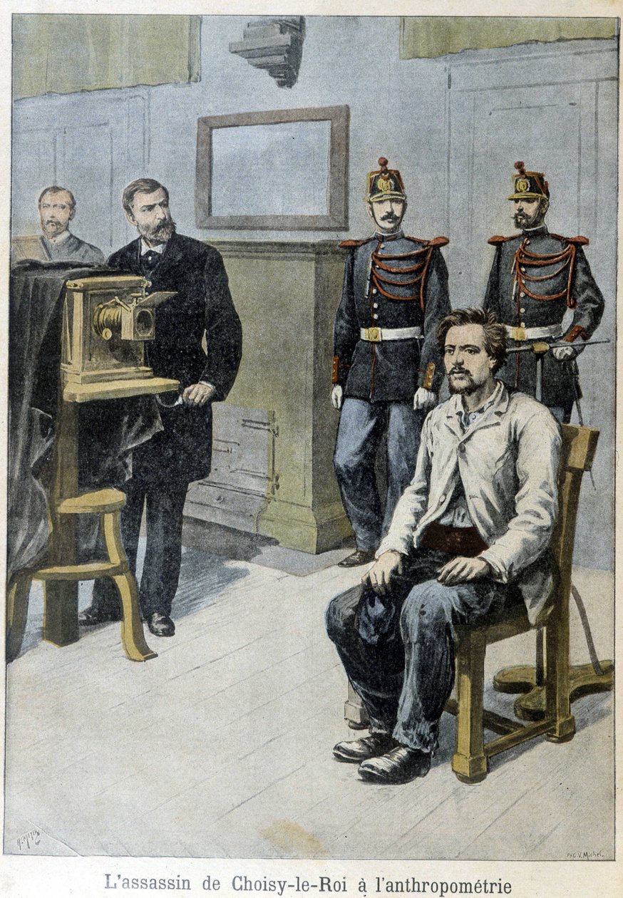 The assassin of Choisy-le-Roi at anthropometry (and Mr. Alphonse Bertillon) - in 