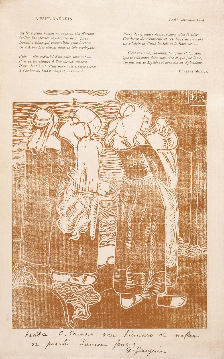 The Breton Women by Unknown artist