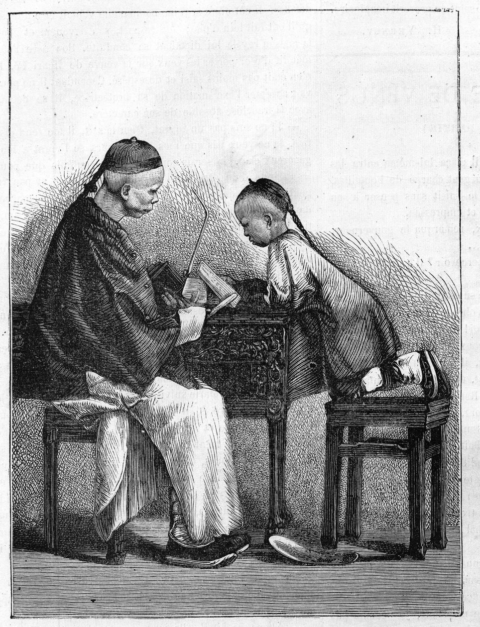 Life in China in the 19th century: A lecture by Unknown artist