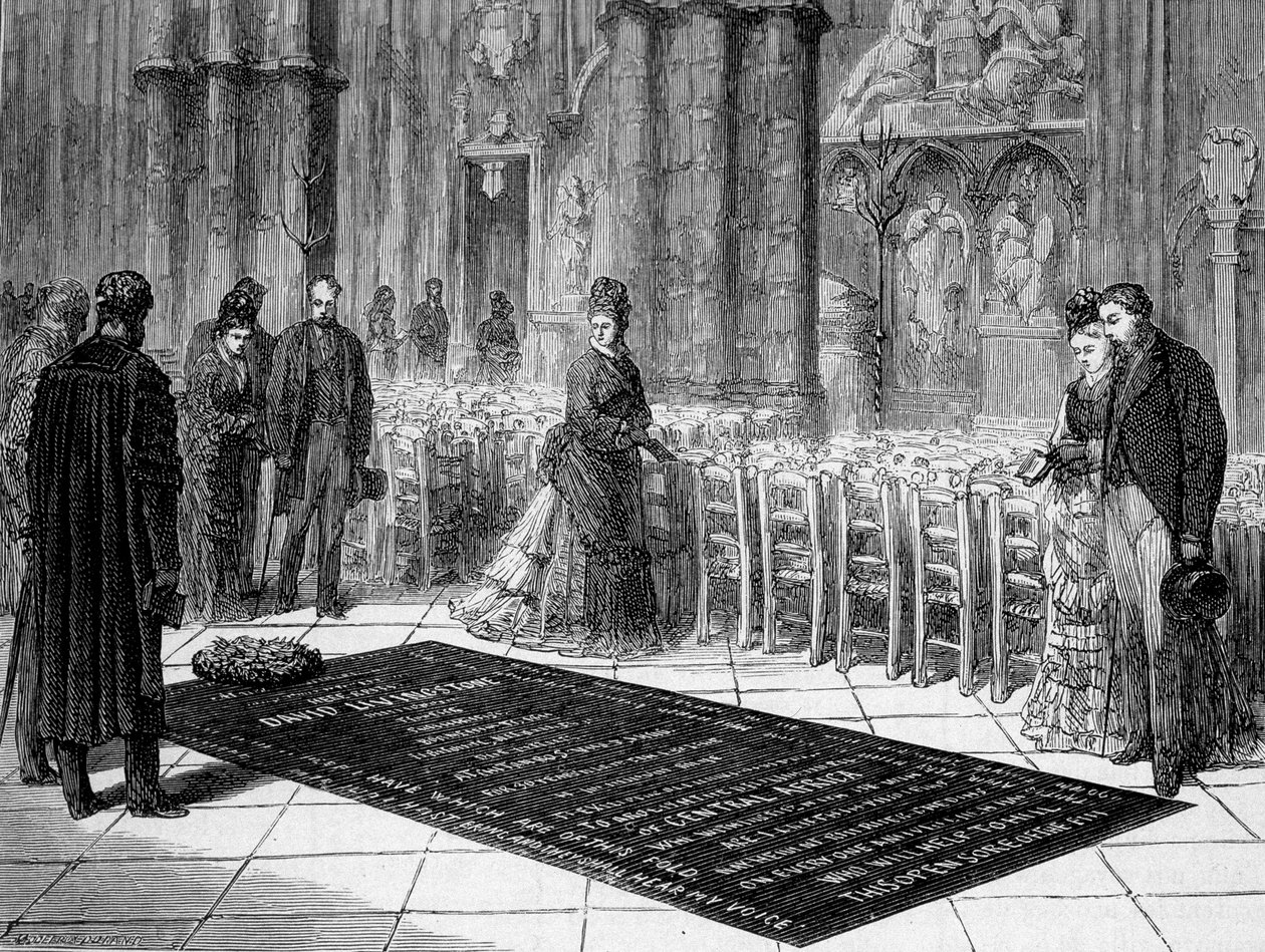 Livingstone Tomb in Westminster Abbey - 