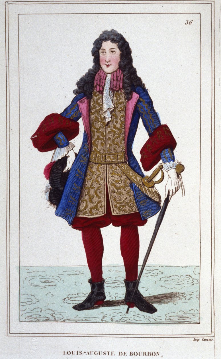 Louis Auguste de Bourbon, Duke of Maine. French Prince. by Unknown artist