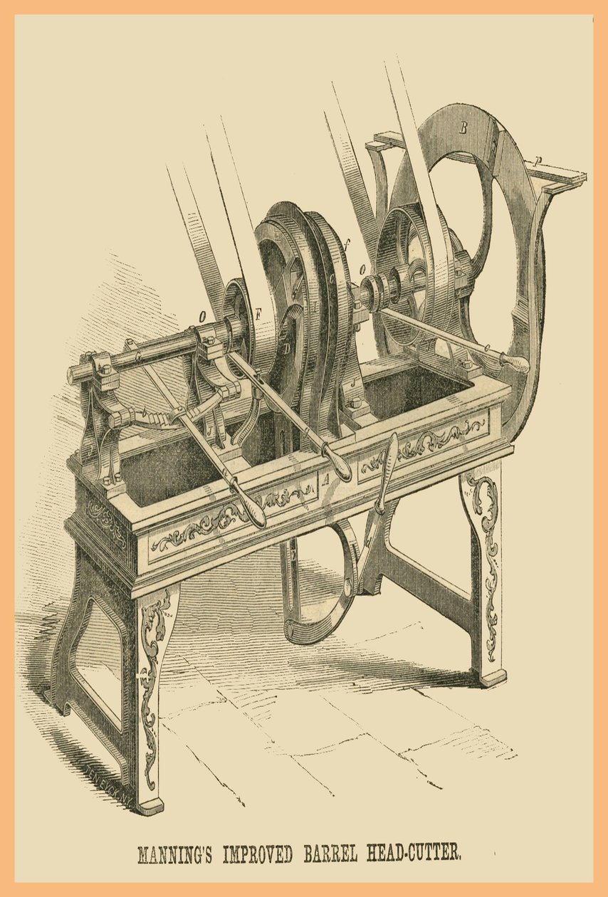 Mannings Improved Barrel Head Cutter by Unknown Artist