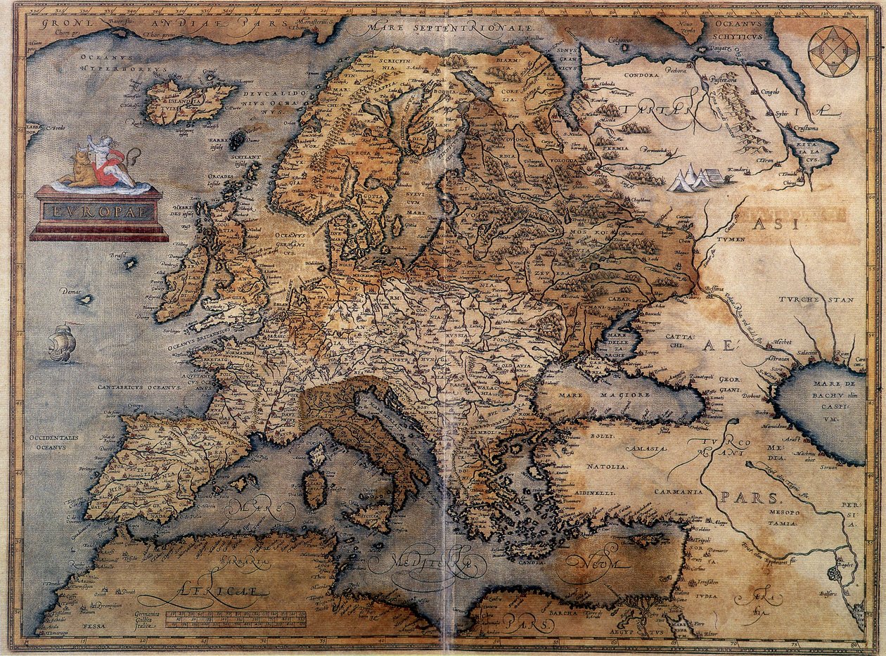 Map of Europe by Unknown artist