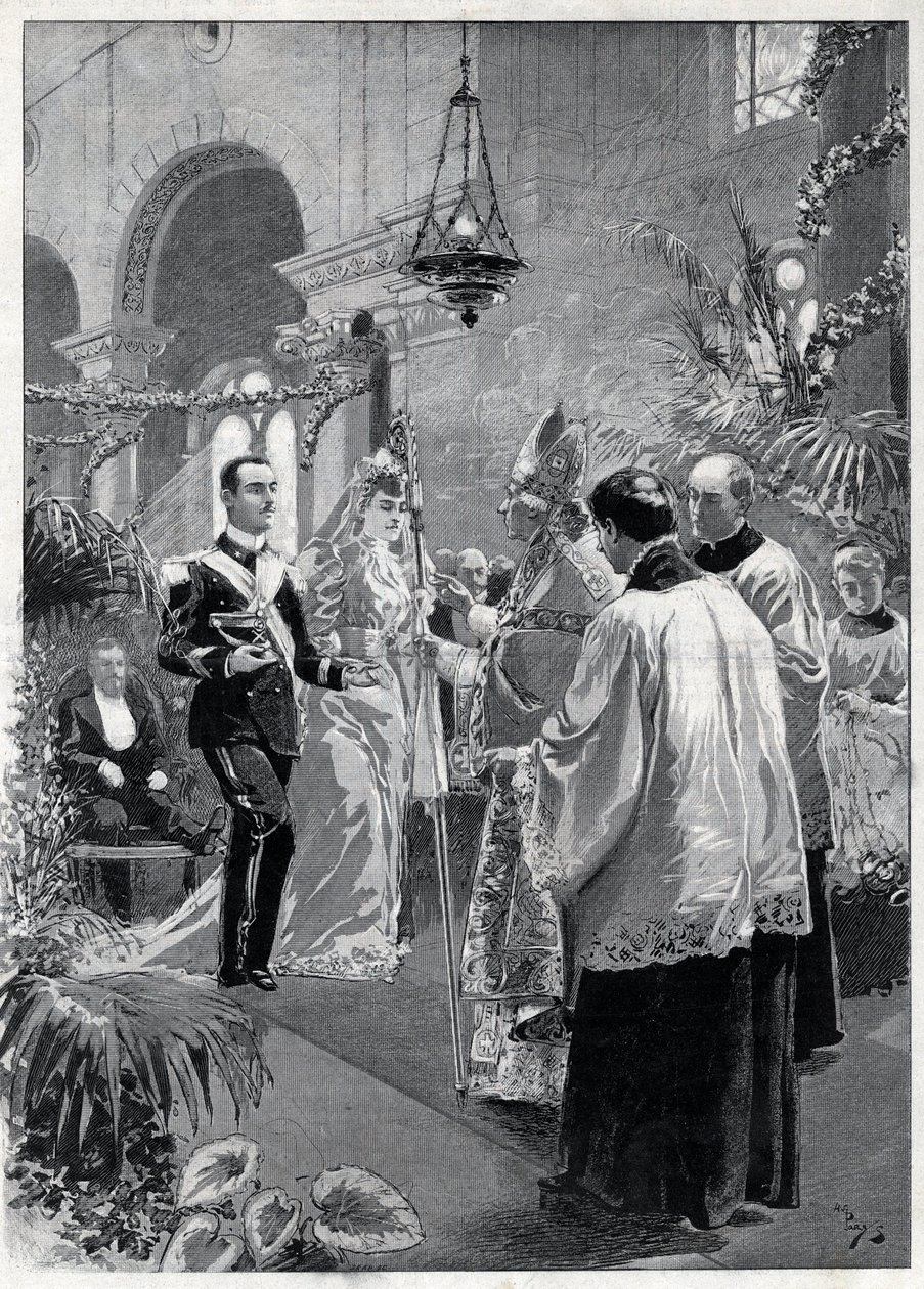 Marriage between Helene d
