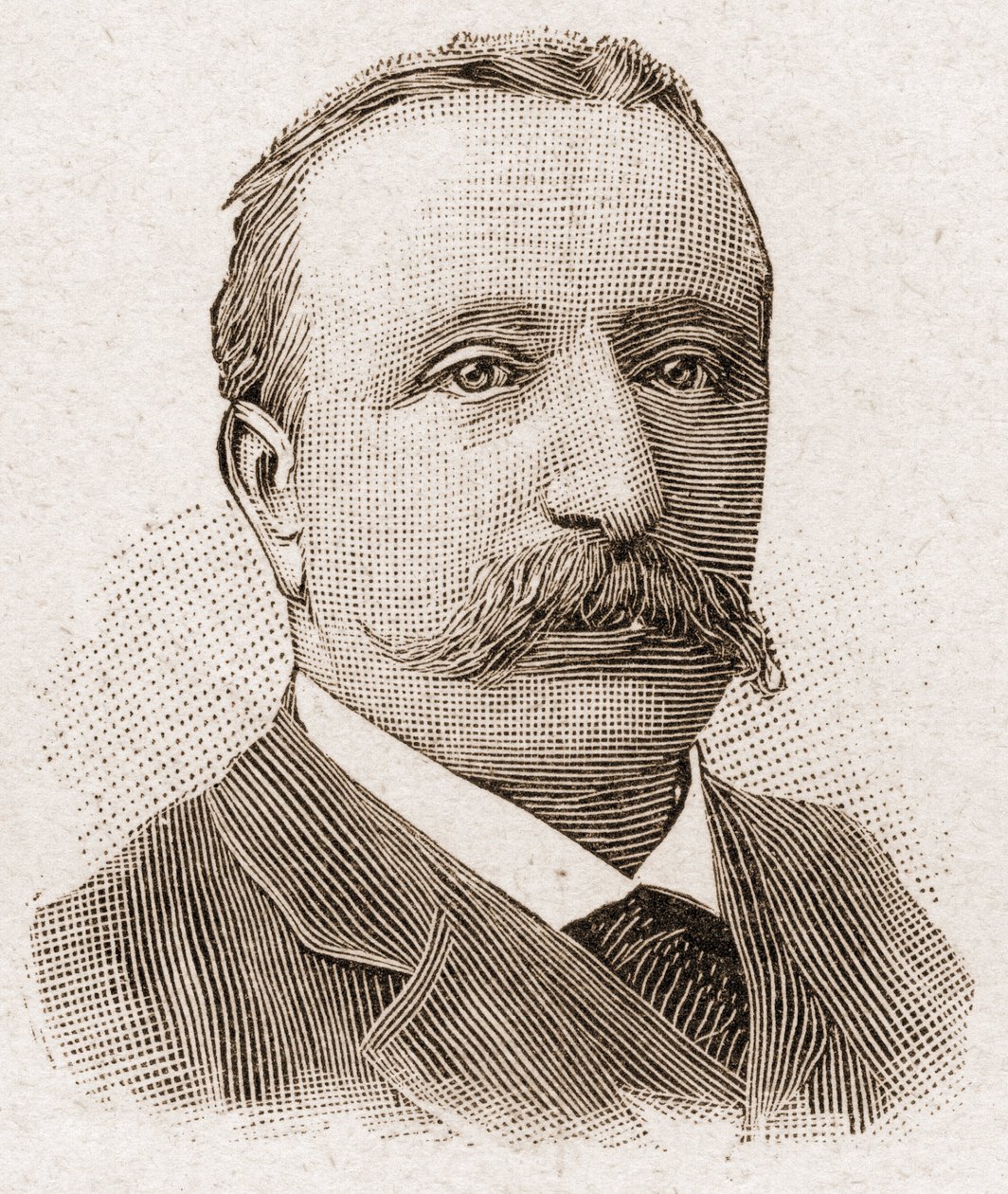 Members of the Academy Francaise in 1895: Portrait of Albert Sorel (1843-1906), French Historian. by Unknown artist
