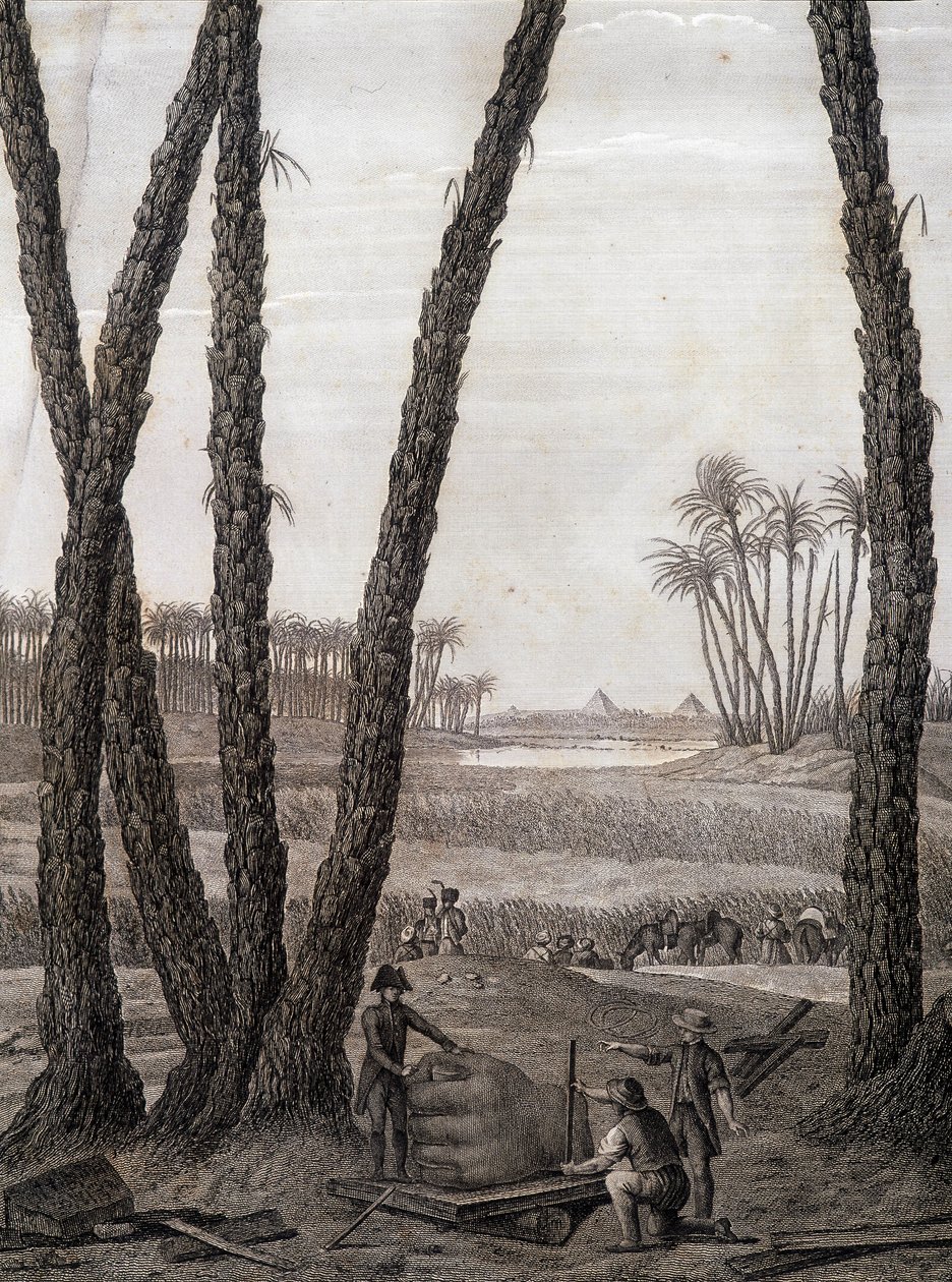 Memphis, view of the ruins (scientists and working artists) - in 