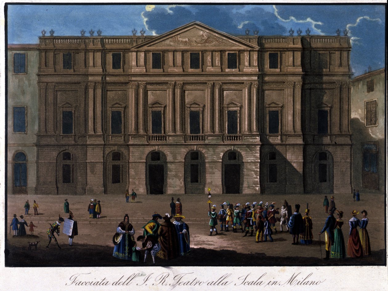 Milan, La Scala, around 1810. by Unknown artist