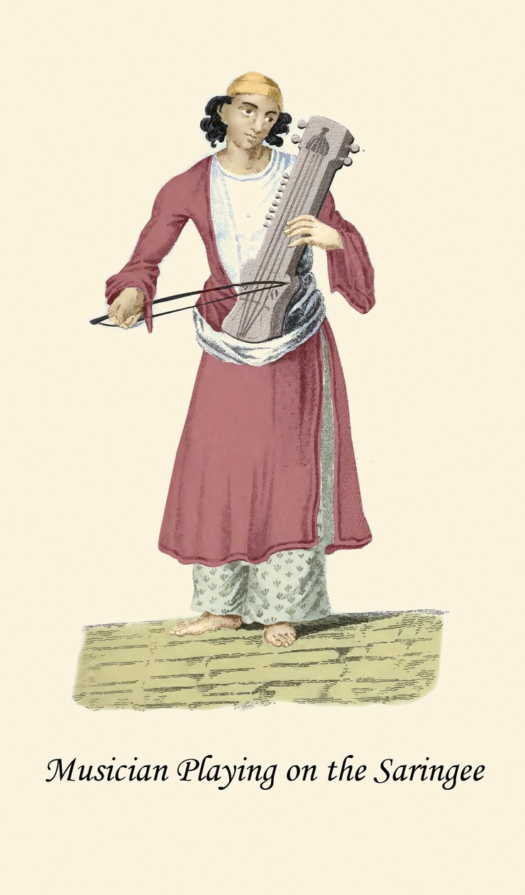 Musician Playing the Saringee by Unknown Artist