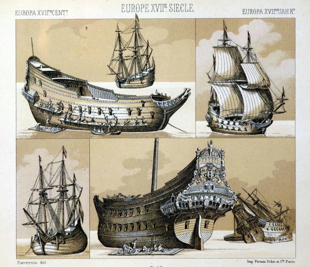 Navy and merchant in the 17th century - in 