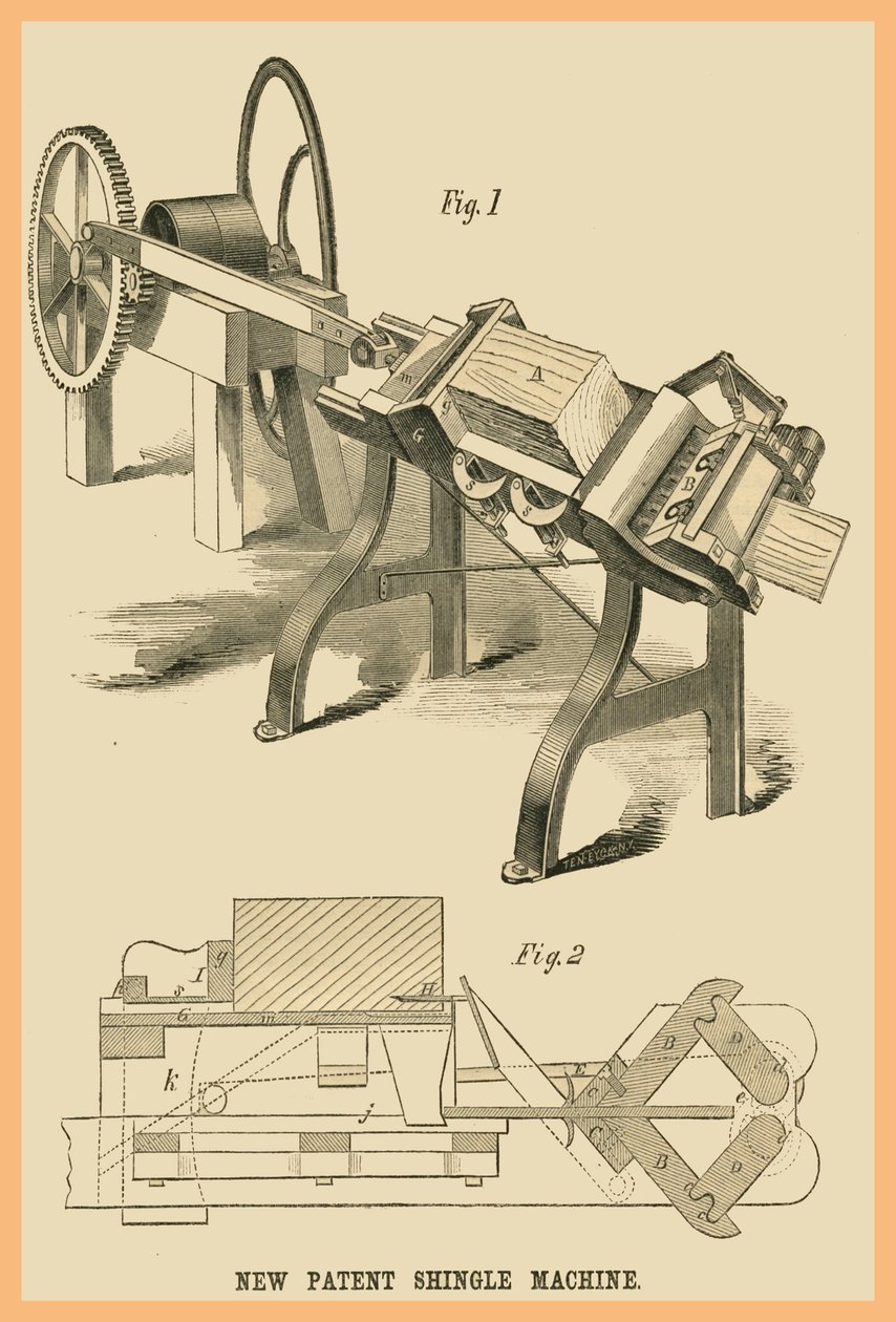 New Patent Shingle Machine by Unknown Artist