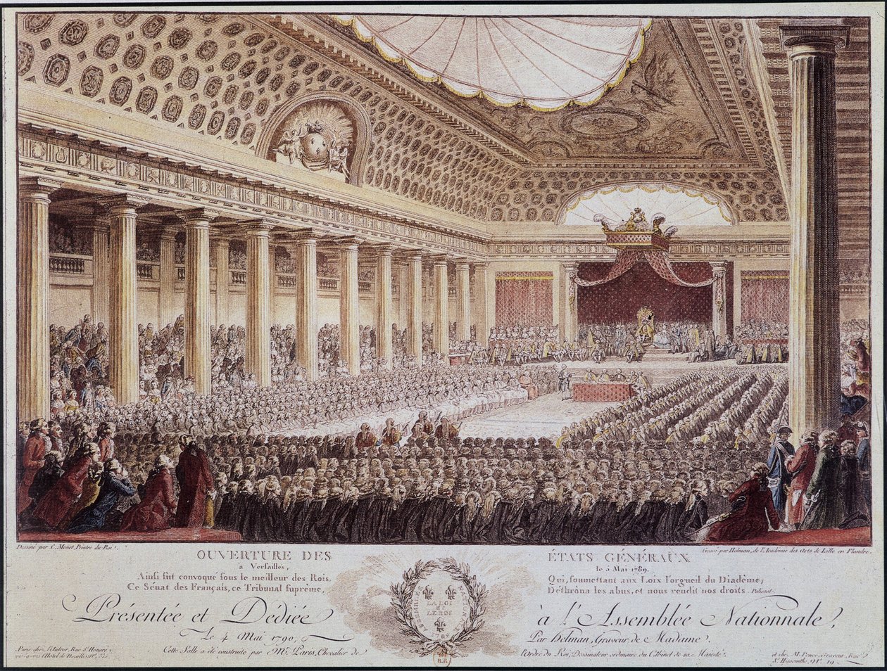 Opening of the General Assembly in Versailles on May 5 by Unknown artist