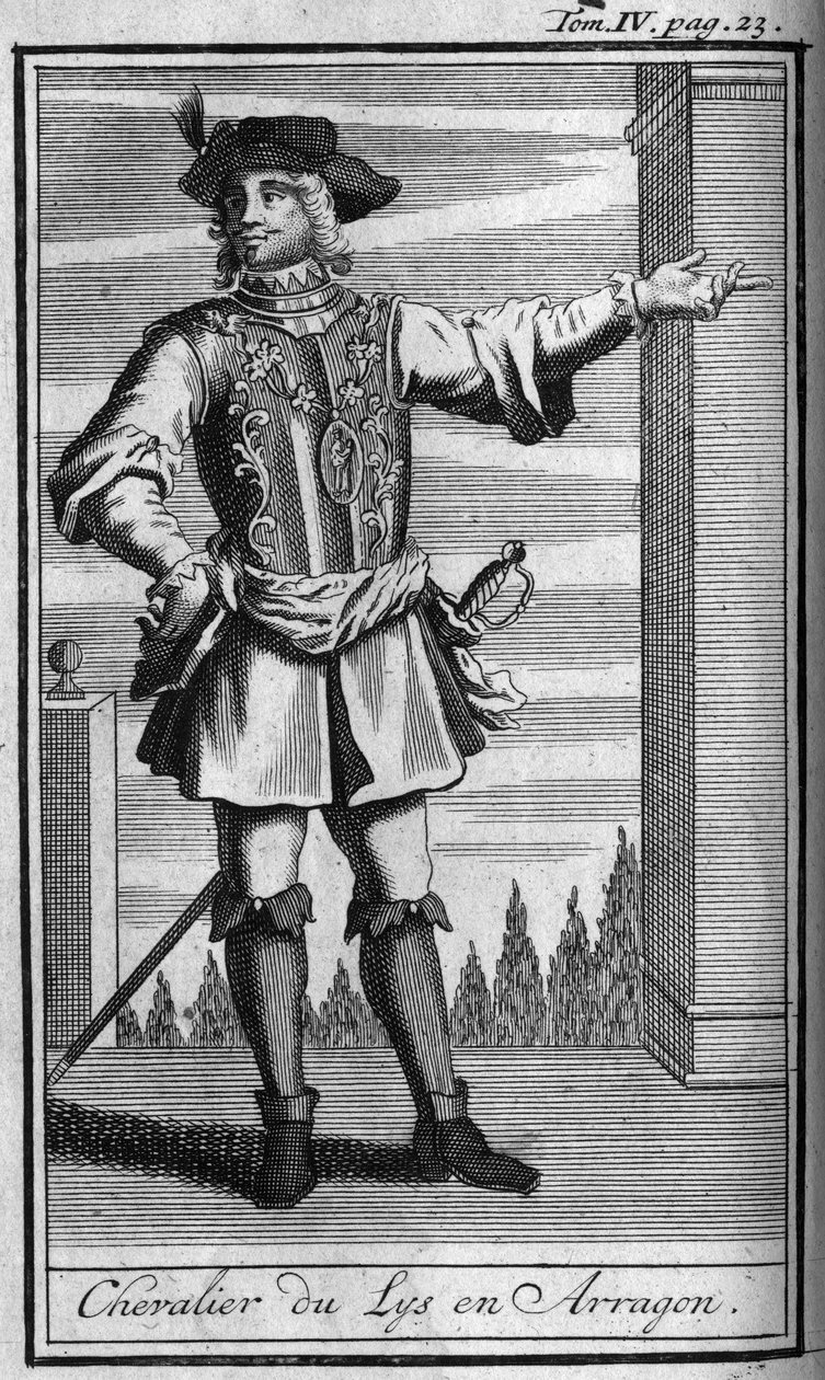 Orders of Chivalry. Knight of the Order of Lily in Aragon in the 15th century. In 